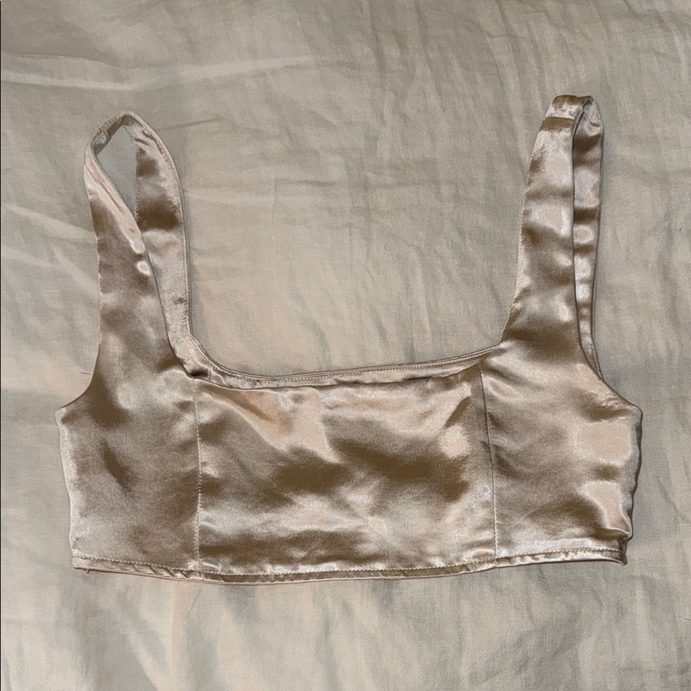 Princess Polly Satin Crop Top